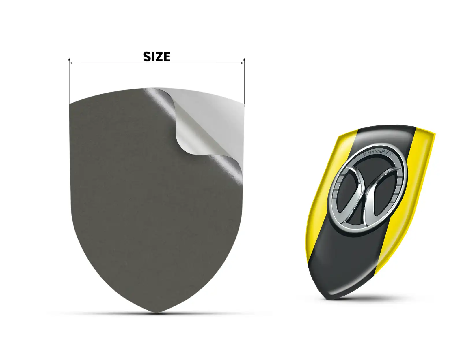 Mansory Fensteraufkleber Auto Sportlich Anpassbar Minimal